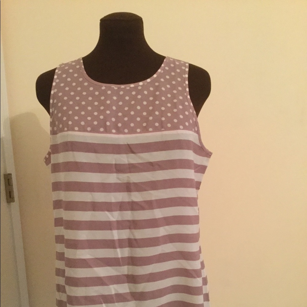 Loft striped tank top